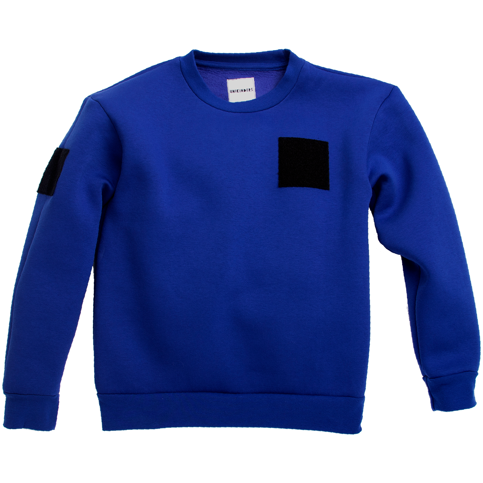 Unikinders blå floffy sweatshirt til børn